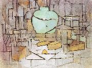 Piet Mondrian Still Life with Gingerpot II painting